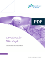 2001 Care Homes For Older People National Minimum Standards - Care Standards Act 2000