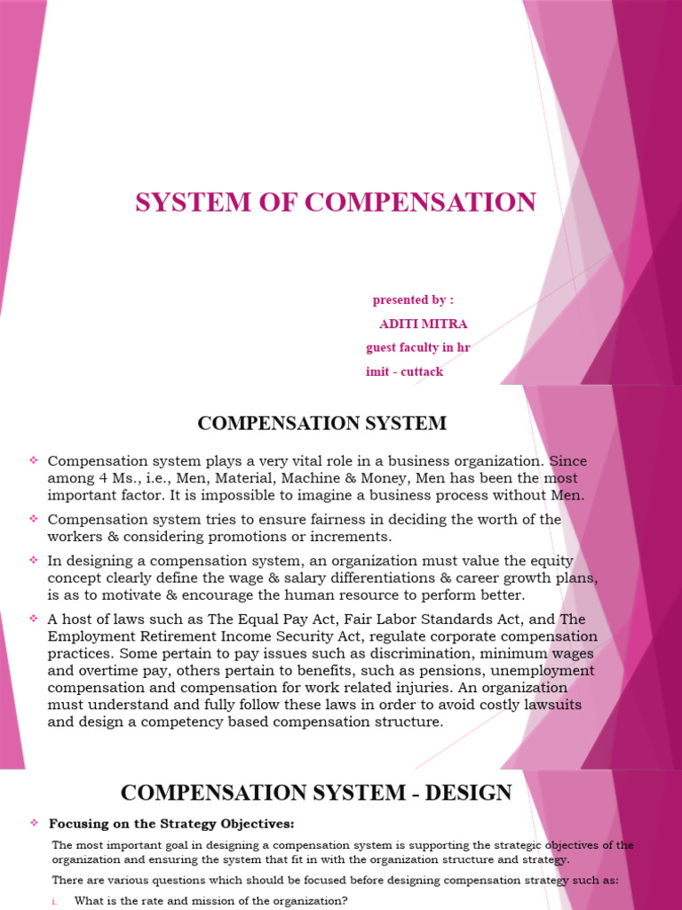 Designing an Effective Compensation System | PDF | Employment | Piece Work