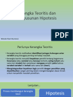 Kerangka Teoritis Dan Penyusunan Hipotesis