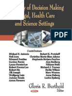 Gloria R. Burthold - Psychology of Decision Making in Legal, Health Care and Science Settings-Nova Science Publishers (2007)