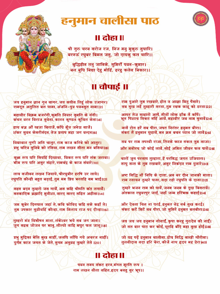 HANUMAN CHALISA CORRECT LYRICS IN HINDI PDF DOWNLOAD intelligence overview