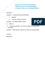 TEMA - Conflict de Interese Și Incompatibilitate - .