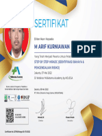 Sertifikat 165777.111.17800 Step by Step Hiradc Identifikasi Bahaya Pengendalian Risiko Batch 1 - 77