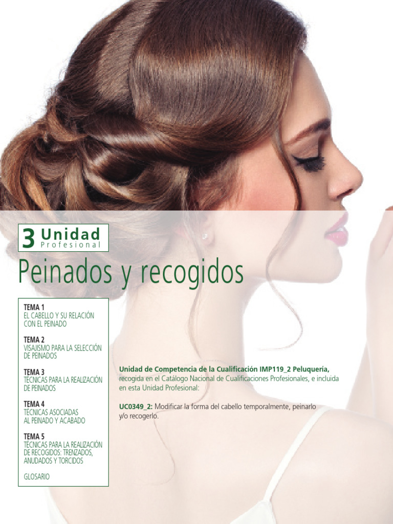 Peinados y Recogidos. 3 Unidad TEMA 1 EL CABELLO Y SU RELACIÓN CON EL ...