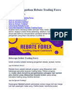 Cara Mendapatkan Rebate Trading Forex