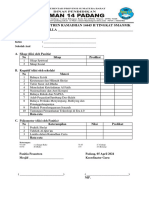 Format Penilain Pesantren Sman 14 Padang