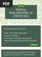 Moral Philosophical Approach