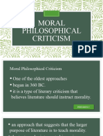 Moral Philosophical Approach