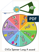 CVCe Spinner Long Vowel Sounds