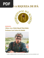 BIOGRAFIA Olúwo Luiz Carlos de Obatala