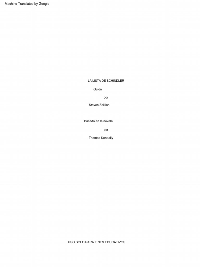 Schindlers list 1993 pdf