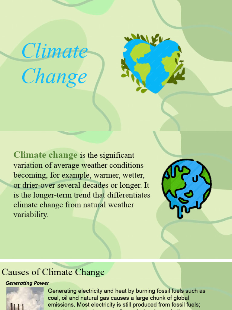 Causes and Effects of Climate Change | PDF | Climate Change | Extreme ...
