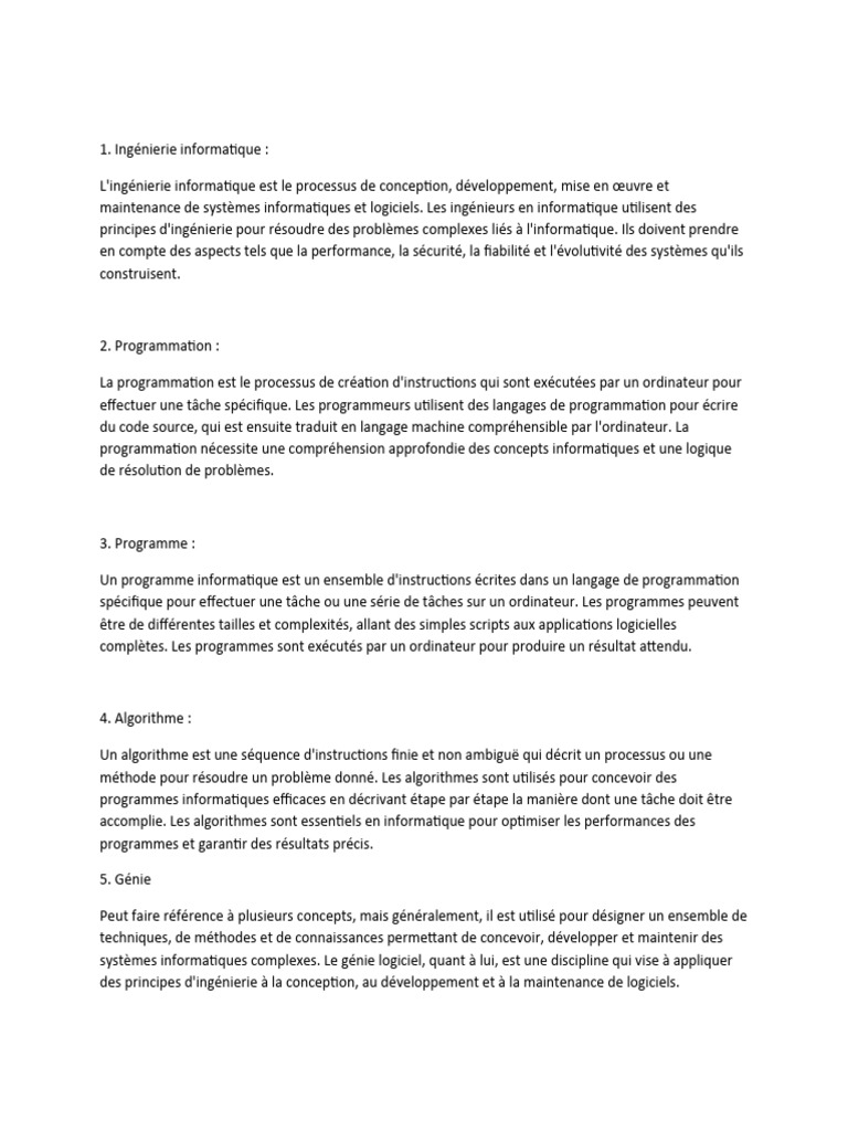 Introduction au génie logiciel | PDF | Programme informatique ...