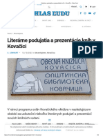 04literárne Podujatia A Prezentácie Kníh V Kovačici - Hlas Ľudu