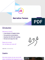 Live25 Narrative Tenses