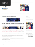 Middle Third Rule For Rectangular Section - Engineering Applications
