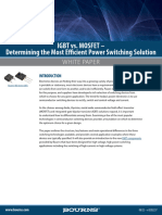Bourns Igbt Vs Mosfet Determining Efficient Power Switching Solution White Paper
