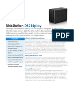 Synology DS214play Data Sheet