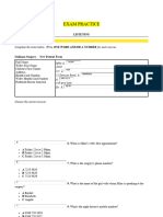 EXAM PRACTICE 1