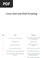 Linux Shell and Shell Scripting TCS 492 2024