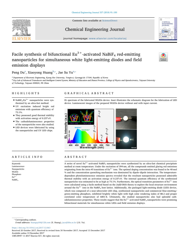 Commerically Avilable Red Phosphor and Ideal Red Colour | PDF | Light ...