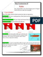 Ship Constructions II (Rudder)