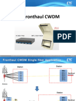CTC-4G Fronthaul CWDM Solution-20231025