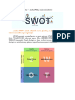 Aplicație Analiza SWOT