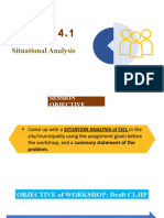 5.1 SESSION 4.1 - Situation Analysis