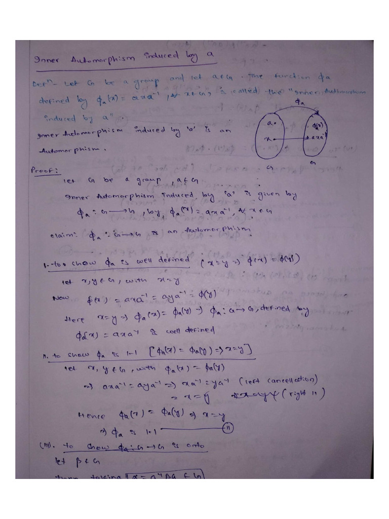Automorphism - 1 | PDF
