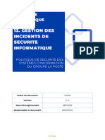 13 - Pssig - Dirstrat - Gestion Des Incidents de Securite Informatique - V1.1