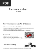 Root Cause Analysis