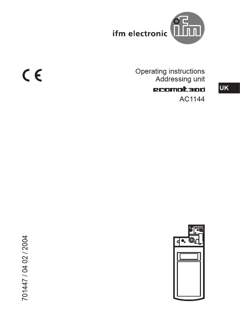 AC1144 Addressing Unit Operating Guide | PDF | Parameter (Computer ...