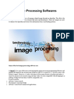 Top 5 Image Processing Softwares