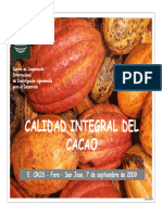 Calidad Integral Del Cacao CIRAD
