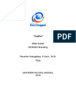 jurnal esa unggul branding