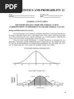 Statistics and Probability 11