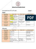 Weekly Plan-22