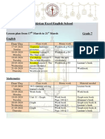 Weekly Plan 7