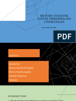 Metode Statistik Untuk Epidemiologi Lingkungan