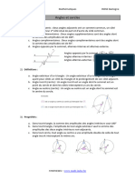 S - Angles Et Cercles