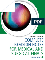 Complete Revision Notes For Medical and Surgical Finals