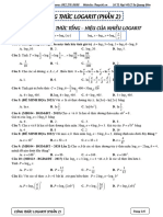 Công thức Logarit (Phần 2)