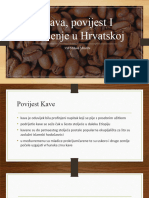 Kava, Povijest I Značenje U Hrvatskoj
