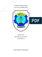 Laporan Pengamatan Alat Fiber Optik