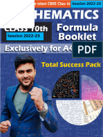 Class 10 Formula Booklet