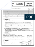 Applications de La Propagation Rectiligne de La Lumiere Exercices Physique 2AC 2