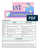 Ooopast Continuous Tense- By Diffit (Printable)