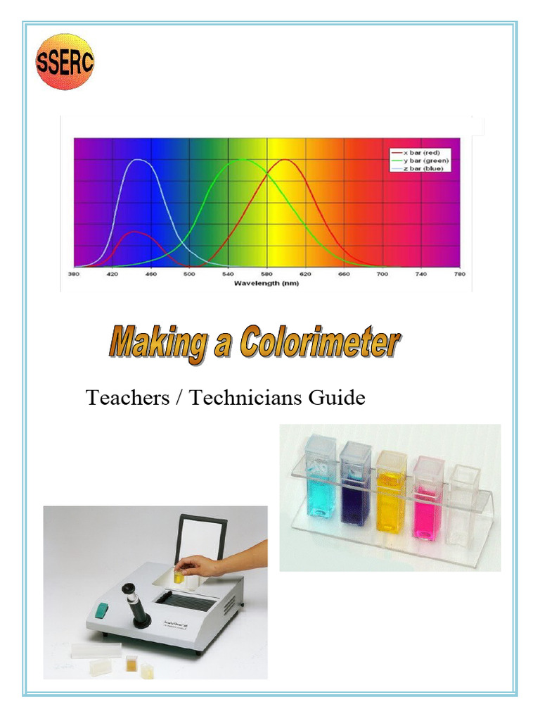 Colorimetry PDF Optical Filter Color