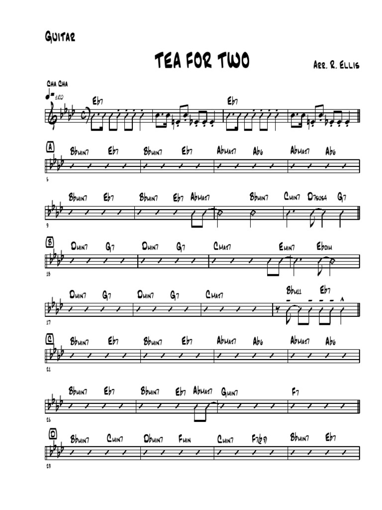 [Tea For Two Guitar PDF